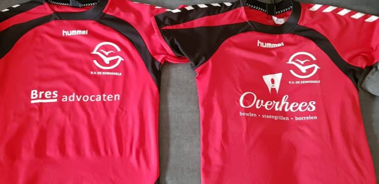 Nieuwe shirtsponsoren voor drie jeugdteams