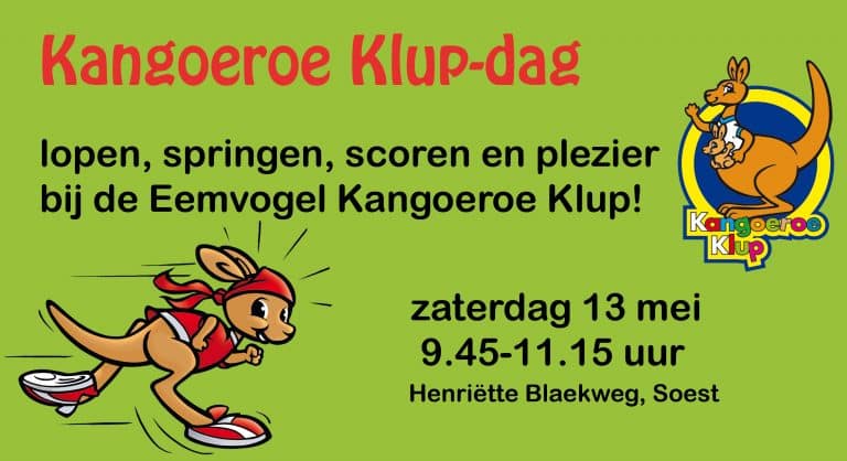 za 13 mei: Kangoeroe Klup-dag | Informatie voor helpende handen